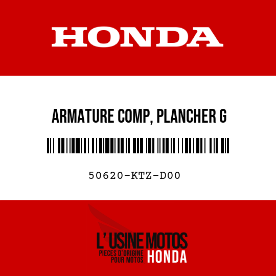 image de 50620-KTZ-D00 ARMATURE COMP, PLANCHER G