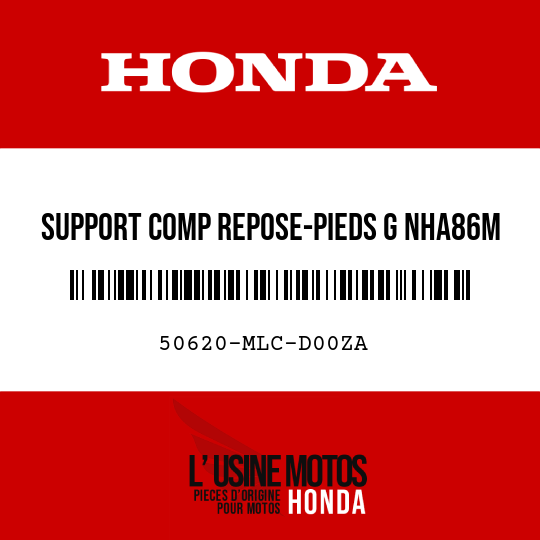 image de 50620-MLC-D00ZA SUPPORT COMP REPOSE-PIEDS G NHA86M