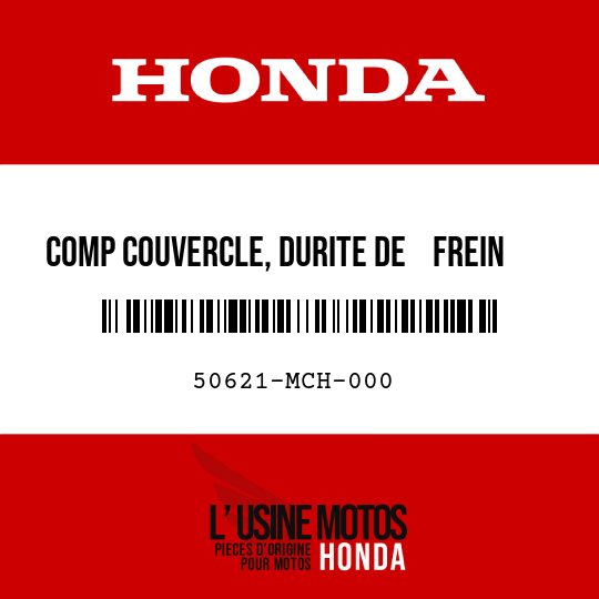 image de 50621-MCH-000 COMP COUVERCLE, DURITE DE    FREIN