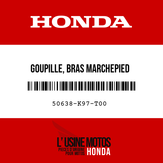 image de 50638-K97-T00 GOUPILLE, BRAS MARCHEPIED