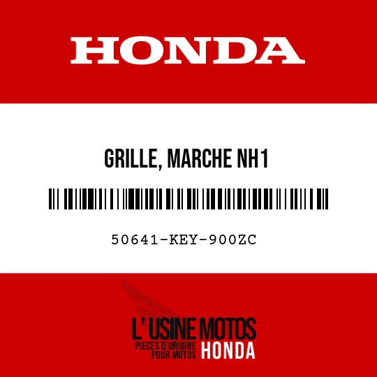 image de 50641-KEY-900ZC GRILLE, MARCHE NH1 