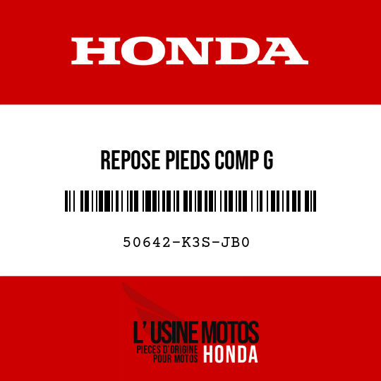image de 50642-K3S-JB0 REPOSE PIEDS COMP G