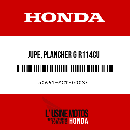 image de 50661-MCT-000ZE JUPE, PLANCHER G R114CU 