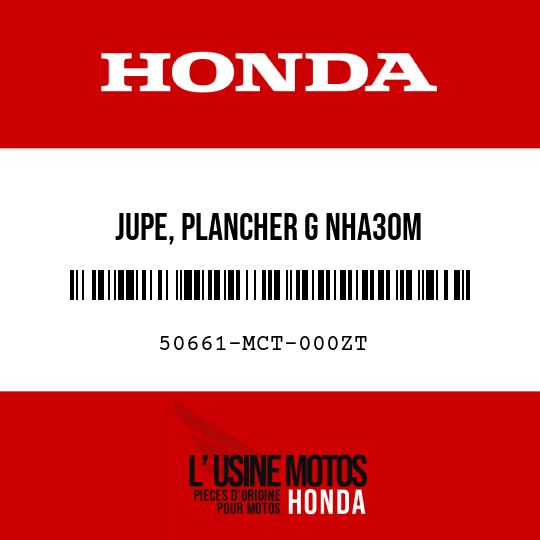 image de 50661-MCT-000ZT JUPE, PLANCHER G NHA30M 