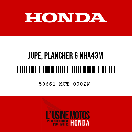 image de 50661-MCT-000ZW JUPE, PLANCHER G NHA43M 