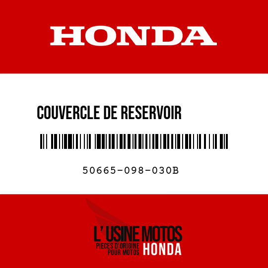 image de 50665-098-030B COUVERCLE DE RESERVOIR        D'ESSENCE