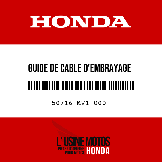 image de 50716-MV1-000 GUIDE DE CABLE D'EMBRAYAGE