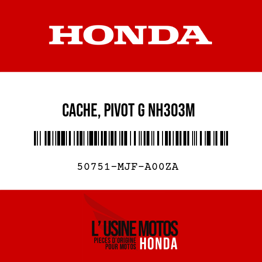 image de 50751-MJF-A00ZA CACHE, PIVOT G NH303M