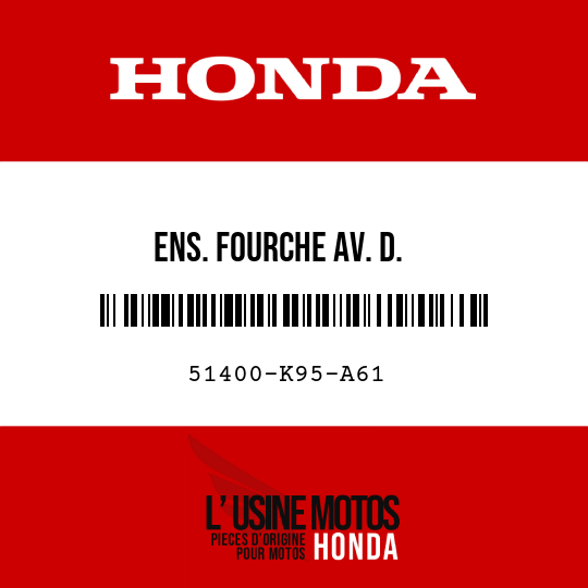 image de 51400-K95-A61 ENS. FOURCHE AV. D.
