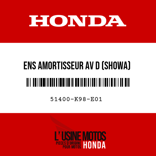 image de 51400-K98-E01 ENS AMORTISSEUR AV D (SHOWA)