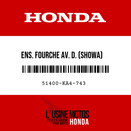 image de 51400-KA4-743 ENS. FOURCHE AV. D. (SHOWA)