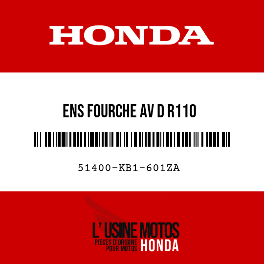 image de 51400-KB1-601ZA ENS FOURCHE AV D R110 