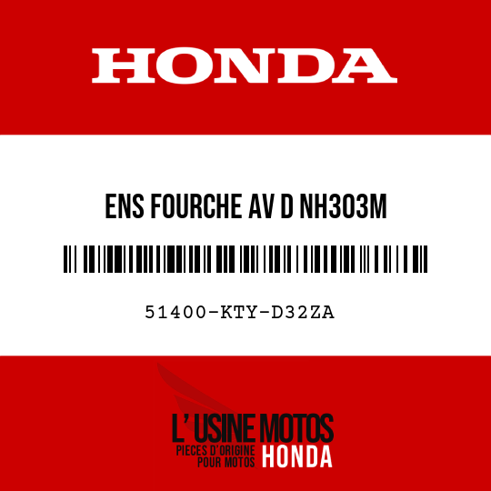 image de 51400-KTY-D32ZA ENS FOURCHE AV D NH303M