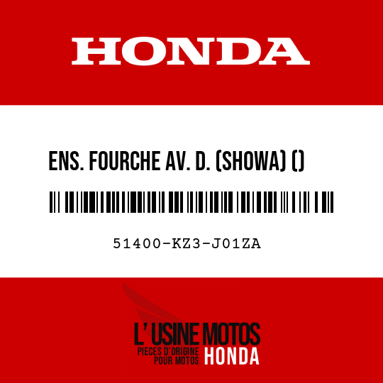 image de 51400-KZ3-J01ZA ENS. FOURCHE AV. D. (SHOWA) () TNATURAL 