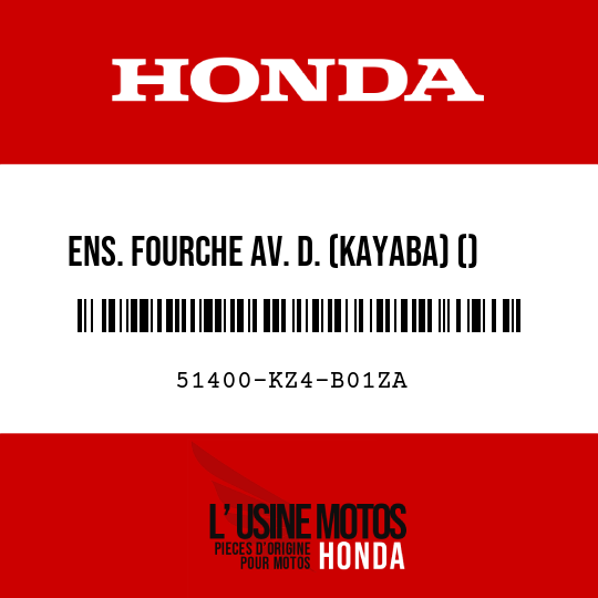 image de 51400-KZ4-B01ZA ENS. FOURCHE AV. D. (KAYABA) () TNATURAL