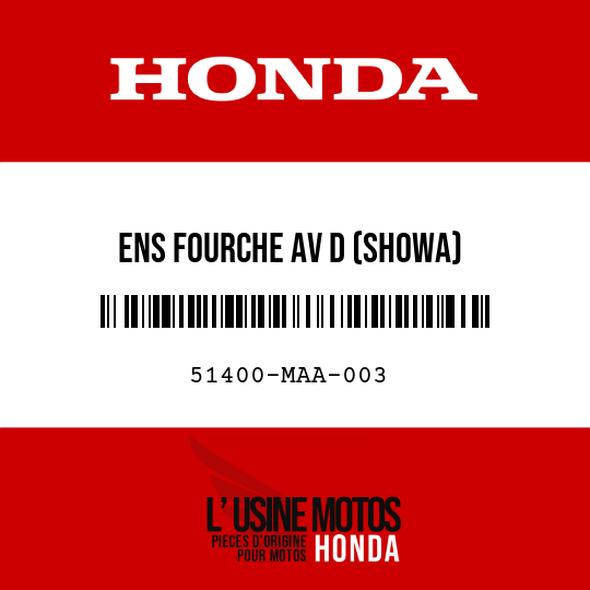 image de 51400-MAA-003 ENS FOURCHE AV D (SHOWA)