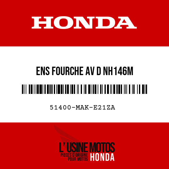 image de 51400-MAK-E21ZA ENS FOURCHE AV D NH146M 