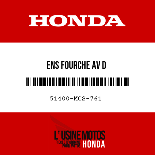 image de 51400-MCS-761 ENS FOURCHE AV D