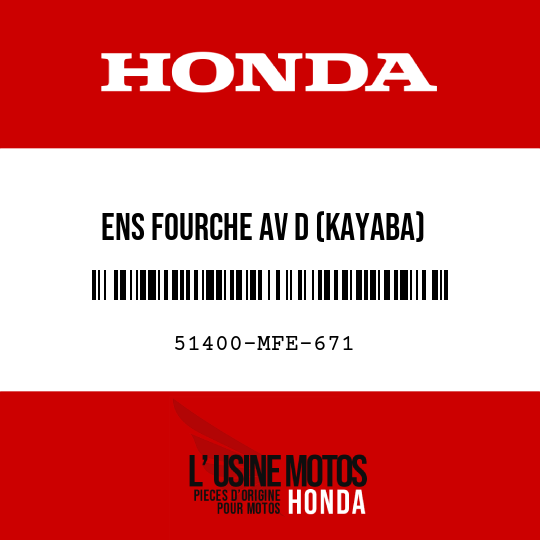 image de 51400-MFE-671 ENS FOURCHE AV D (KAYABA)