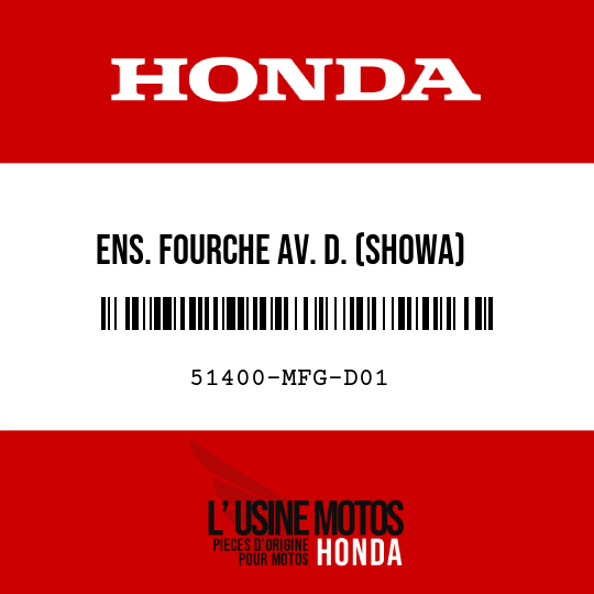 image de 51400-MFG-D01 ENS. FOURCHE AV. D. (SHOWA)