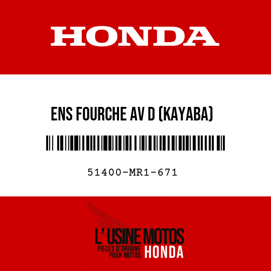 image de 51400-MR1-671 ENS FOURCHE AV D (KAYABA)