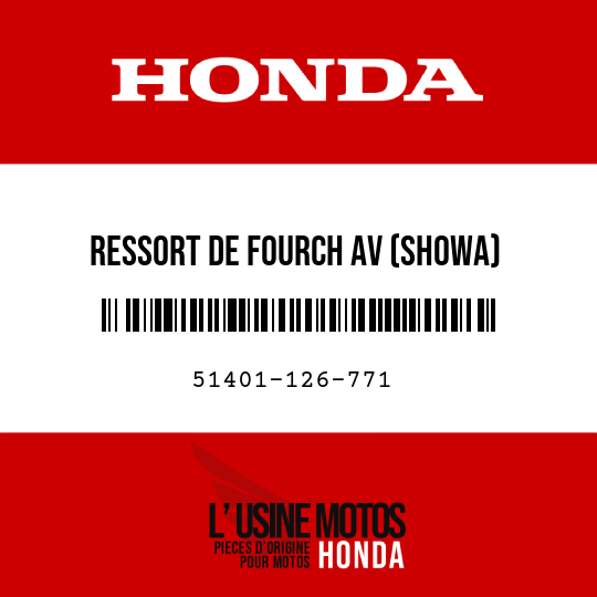 image de 51401-126-771 RESSORT DE FOURCH AV (SHOWA)