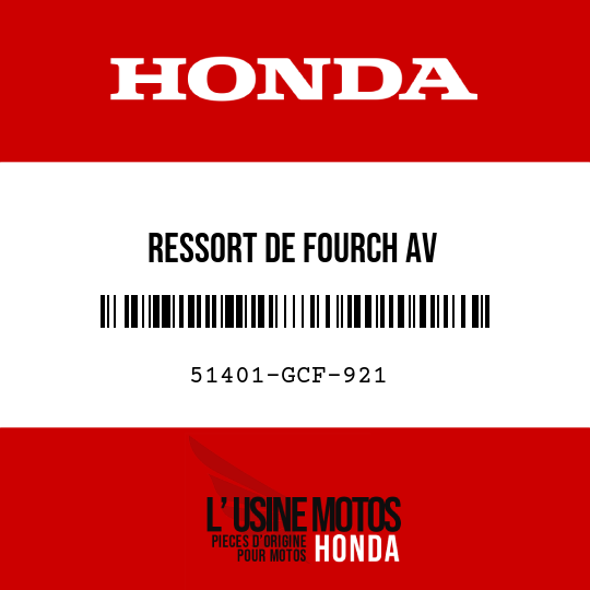 image de 51401-GCF-921 RESSORT DE FOURCH AV