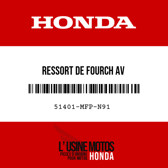 image de 51401-MFP-N91 RESSORT DE FOURCH AV