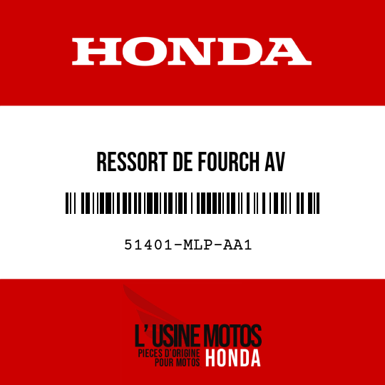 image de 51401-MLP-AA1 RESSORT DE FOURCH AV