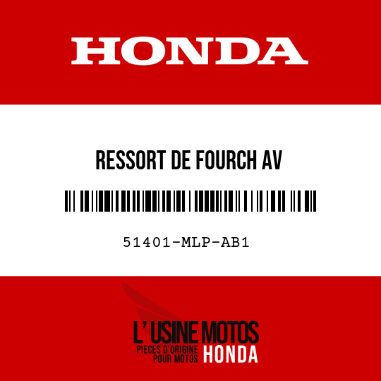 image de 51401-MLP-AB1 RESSORT DE FOURCH AV