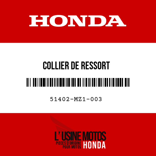 image de 51402-MZ1-003 COLLIER DE RESSORT