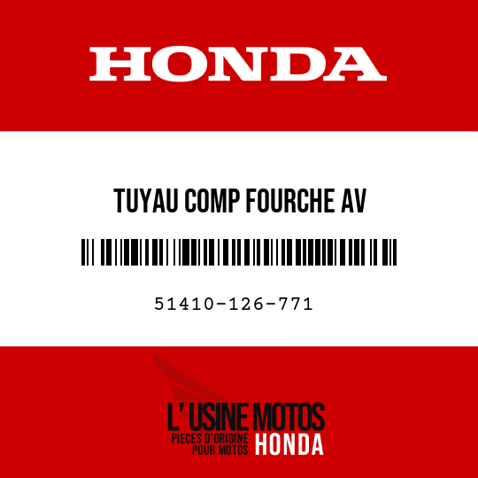 image de 51410-126-771 TUYAU COMP FOURCHE AV