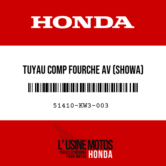 image de 51410-KW3-003 TUYAU COMP FOURCHE AV (SHOWA)