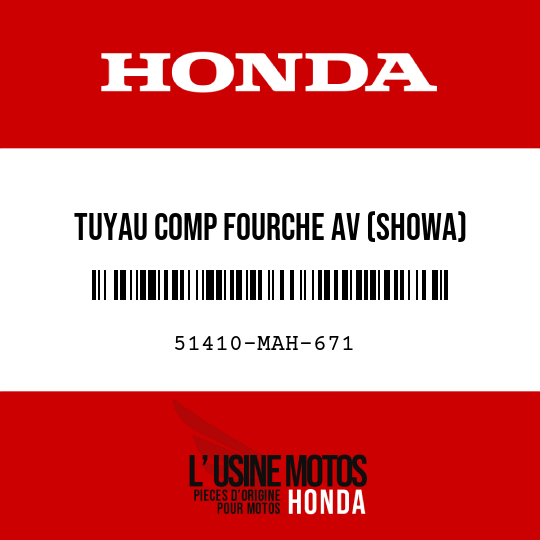 image de 51410-MAH-671 TUYAU COMP FOURCHE AV (SHOWA)