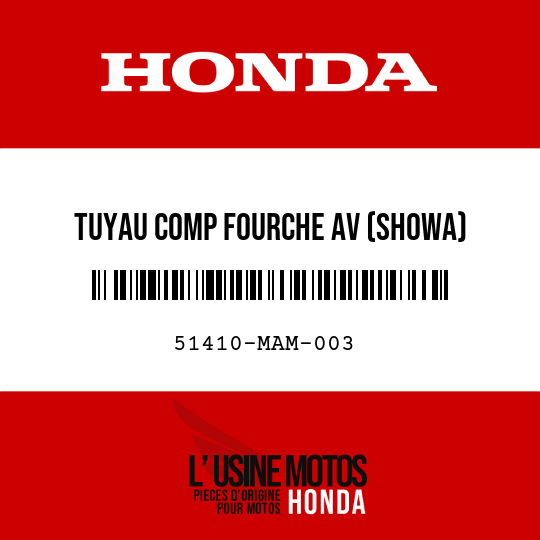 image de 51410-MAM-003 TUYAU COMP FOURCHE AV (SHOWA)