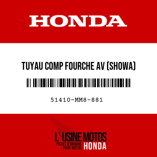 image de 51410-MM8-881 TUYAU COMP FOURCHE AV (SHOWA)