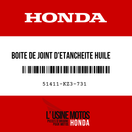 image de 51411-KZ3-731 BOITE DE JOINT D'ETANCHEITE HUILE