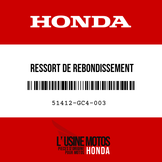 image de 51412-GC4-003 RESSORT DE REBONDISSEMENT AMORTISSEUR AV.