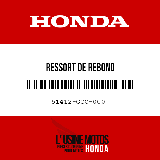 image de 51412-GCC-000 RESSORT DE REBOND