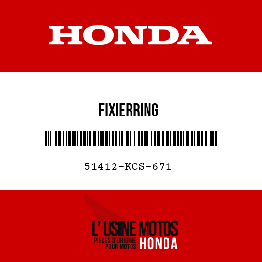 image de 51412-KCS-671 FIXIERRING