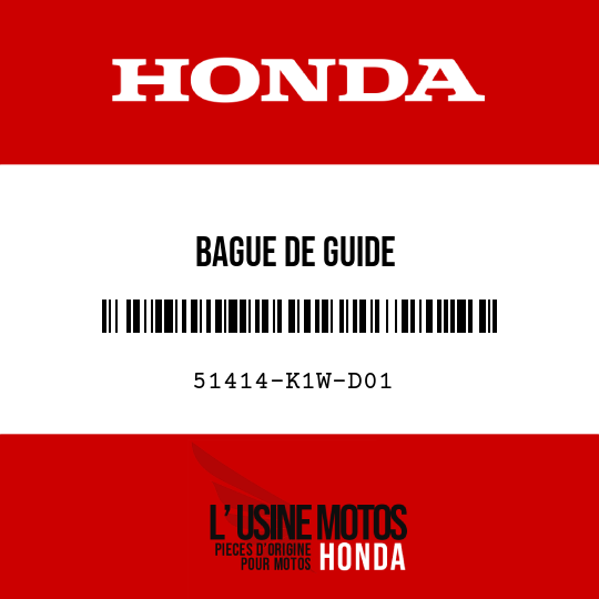 image de 51414-K1W-D01 BAGUE DE GUIDE