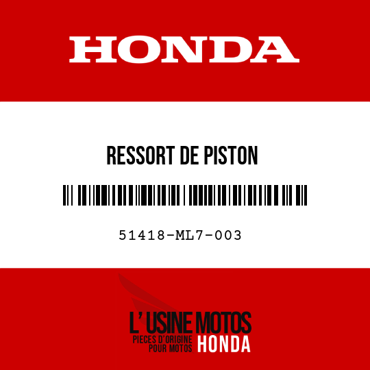 image de 51418-ML7-003 RESSORT DE PISTON