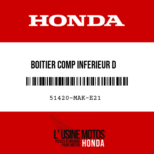 image de 51420-MAK-E21 BOITIER COMP INFERIEUR D