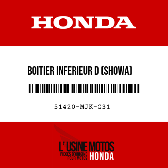 image de 51420-MJK-G31 BOITIER INFERIEUR D (SHOWA)