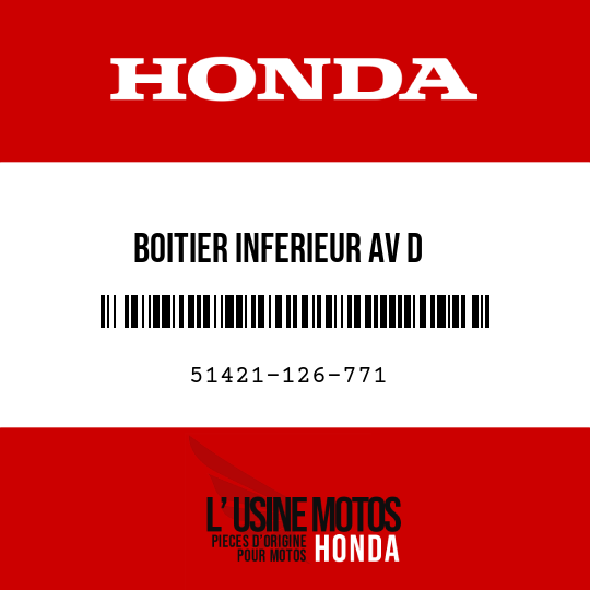 image de 51421-126-771 BOITIER INFERIEUR AV D