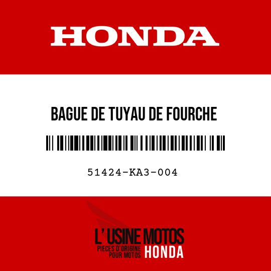 image de 51424-KA3-004 BAGUE DE TUYAU DE FOURCHE