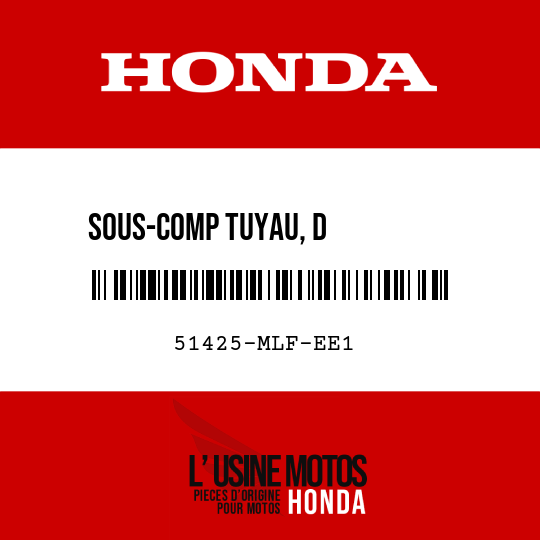 image de 51425-MLF-EE1 SOUS-COMP TUYAU, D          COULISSEAU