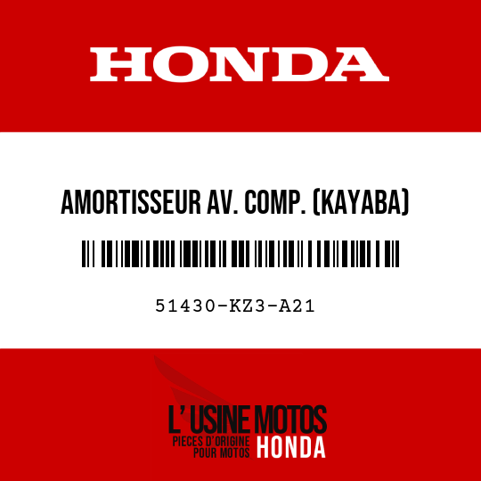 image de 51430-KZ3-A21 AMORTISSEUR AV. COMP. (KAYABA)