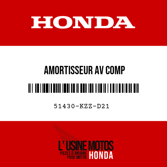 image de 51430-KZZ-D21 AMORTISSEUR AV COMP