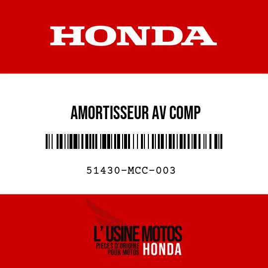 image de 51430-MCC-003 AMORTISSEUR AV COMP